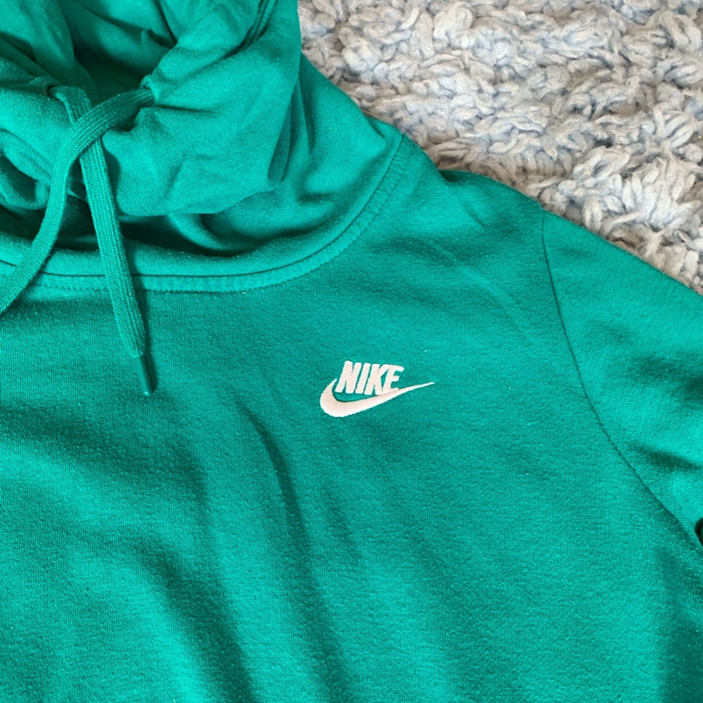 Teal Cowl Neck Nike Hoodie